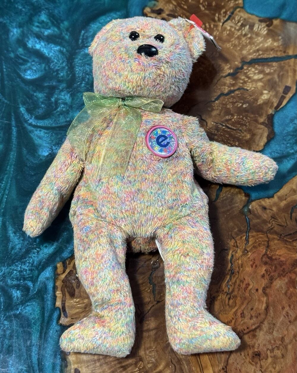 TY Beanie Baby - SPECKLES the e-Bear (Internet Exclusive) (8.5 inch)